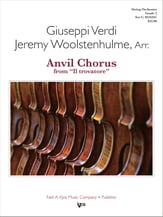 Anvil Chorus Orchestra sheet music cover